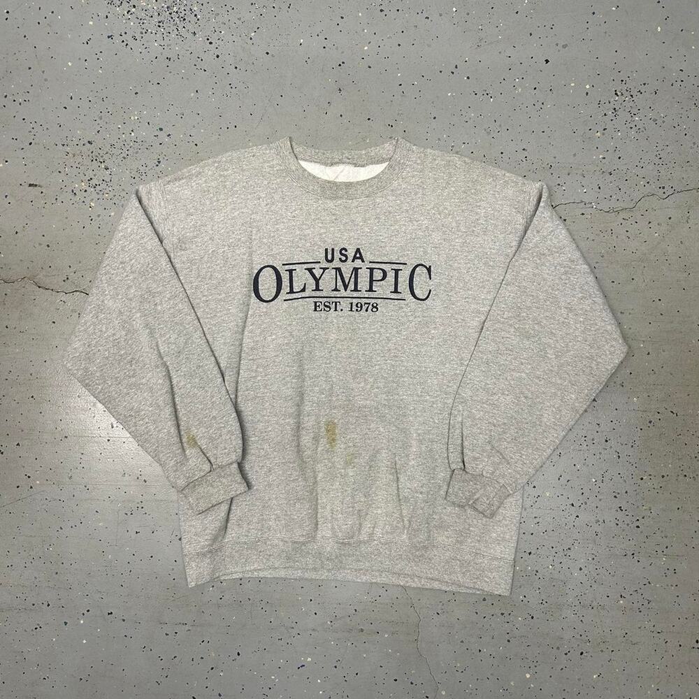 VTG 90s USA Olympic Grey Sweatshirt